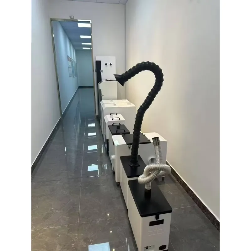 Industrial Laser Marking Systems - モバイル工業用ワークショップ排煙システム浄化装置、レーザーマーキング、溶接、はんだ付け用HEPAフィルター付き