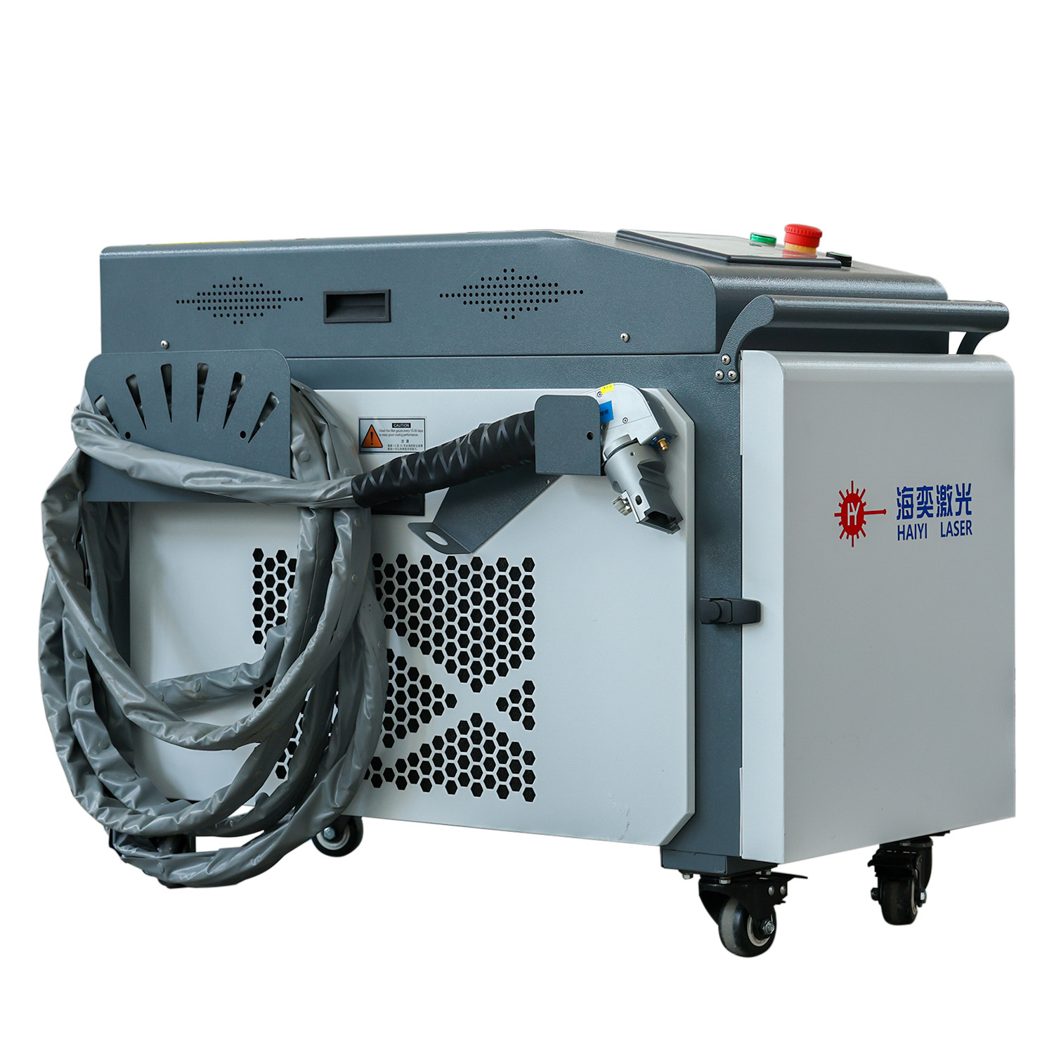 Portable Laser Rust Removal - ファイバーレーザー洗浄機 ハンドヘルド ポータブル ステンレス鋼およびアルミニウムの錆除去用 水冷装置付き
