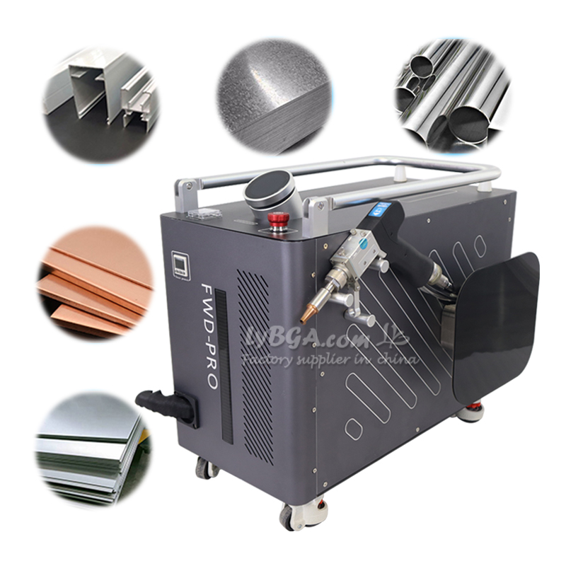Handheld Laser Welding Machine - LY LASER A08 ミニ空冷式ハンドヘルドファイバーレーザー溶接ヘッド洗浄切断機 800W 1200W
