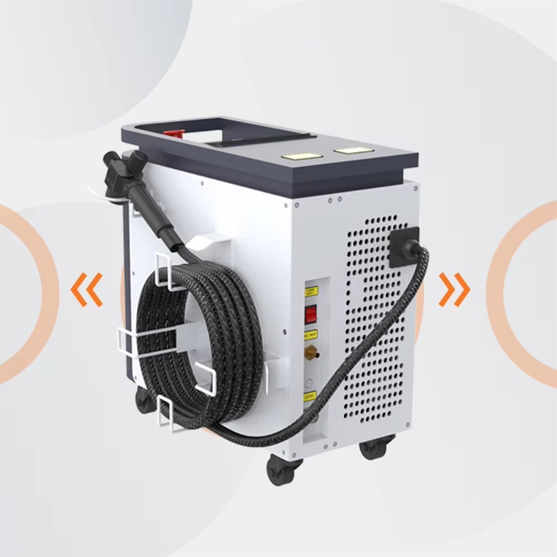 Industrial Laser Marking Systems - 300Wプロフェッショナルパルスレーザークリーナー、工業用錆除去・マーキング・切断、空冷システム搭載