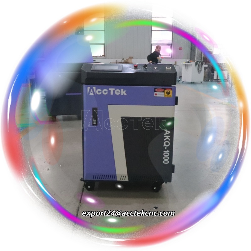 Portable Laser Rust Removal - 強力な1000wパルスレーザー洗浄機、産業用ハンドヘルドレーザー洗浄機、ポータブル錆、塗料、油膜除去機