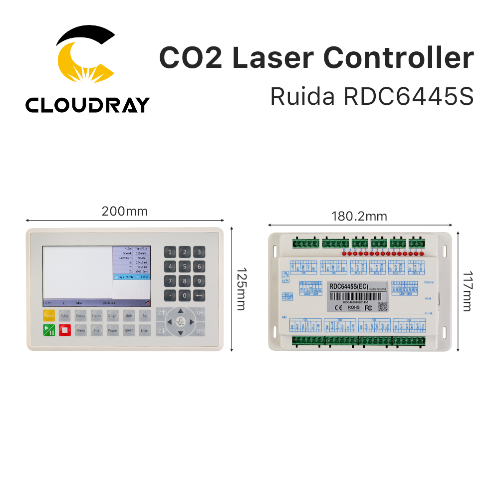 RUIDA-レーザー切断機用コントローラーRdc6445 r - Industrial Laser Cutter のレビューと価格