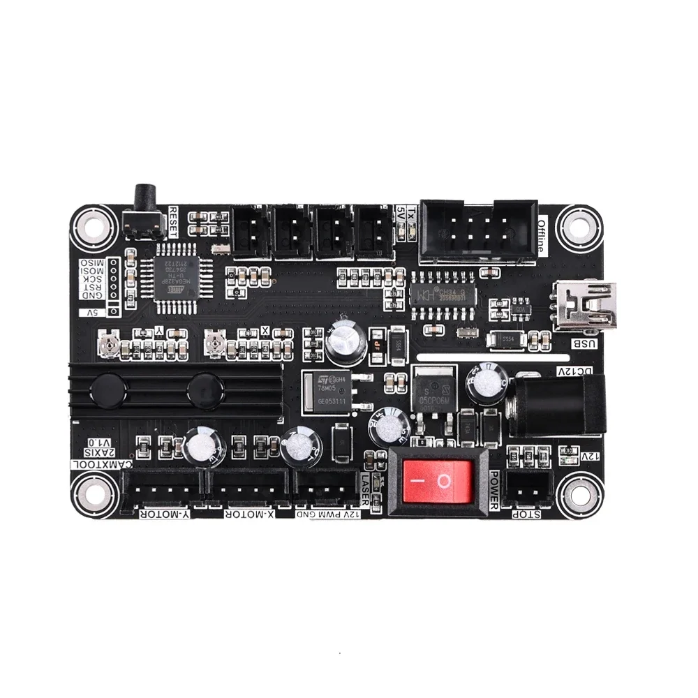 2 軸レーザー彫刻機制御ボードパネル、GRBL USB ポー - Laser Controller Board のレビューと価格