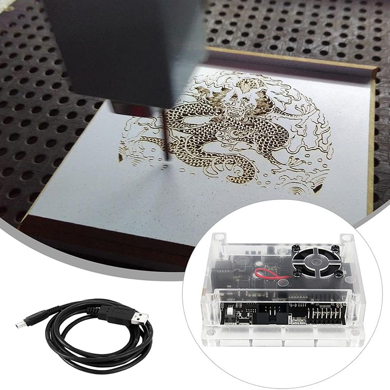 CNC 3018 Pro レーザー彫刻機 木工用 3軸CNC - Laser Controller Board のレビューと価格
