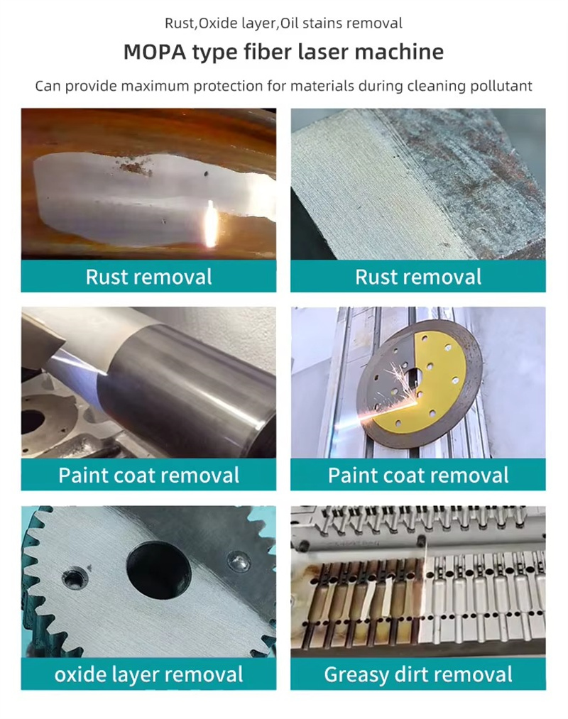 200W MOPAパルスレーザー金属錆除去ポータブルファイバ - Portable Laser Rust Removal のレビューと価格
