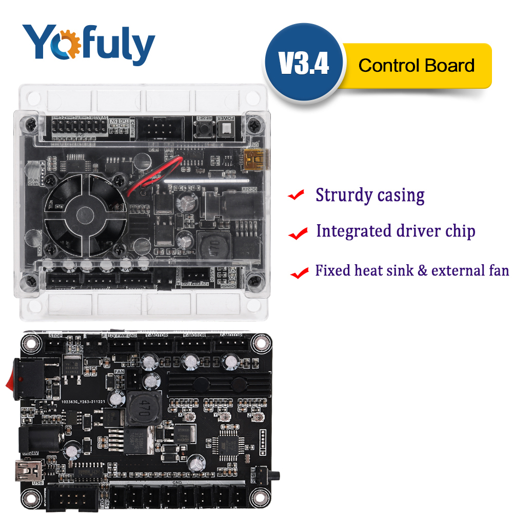 Grbl 1.1 usbポートcnc彫刻機制御ボード3軸統合 - Laser Controller Board のレビューと価格