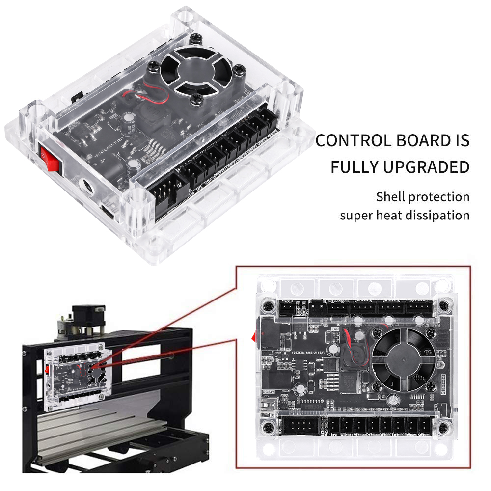 Grbl 1.1 usbポートcnc彫刻機制御ボード3軸統合 - Laser Controller Board のレビューと価格