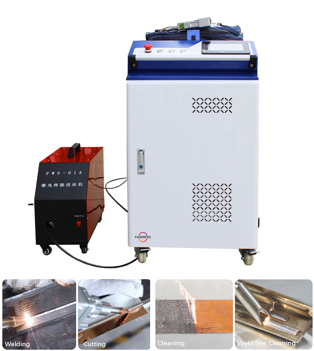 4 in 1 ファイバーレーザー 1000W 2000W 1 - Handheld Laser Welding Machine のレビューと価格